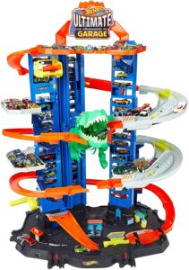 Hot Wheels City Robot T-Rex Ultimate Garage Floors